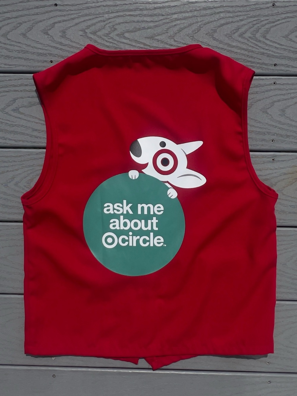 Red Target Work Vest